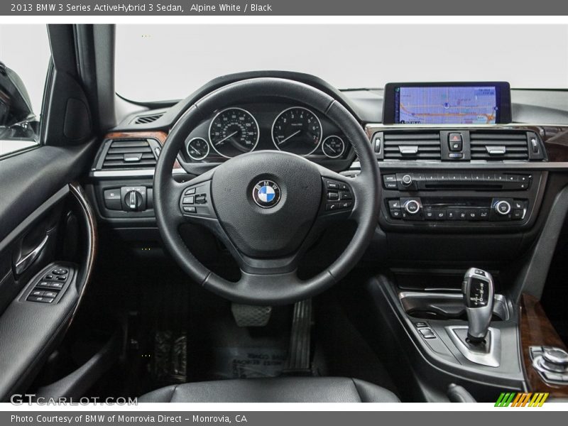 Alpine White / Black 2013 BMW 3 Series ActiveHybrid 3 Sedan