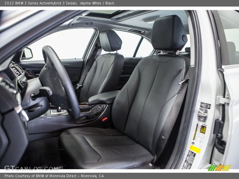 Alpine White / Black 2013 BMW 3 Series ActiveHybrid 3 Sedan