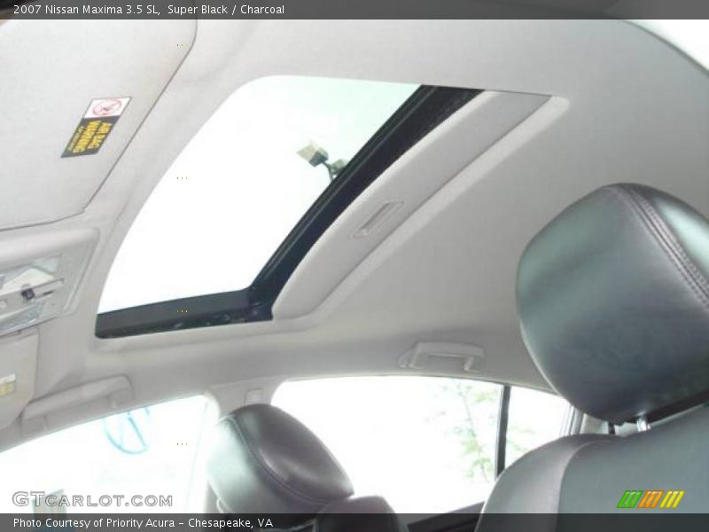 Super Black / Charcoal 2007 Nissan Maxima 3.5 SL