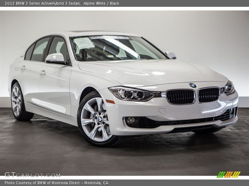 Alpine White / Black 2013 BMW 3 Series ActiveHybrid 3 Sedan