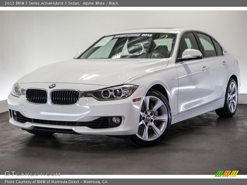 Alpine White / Black 2013 BMW 3 Series ActiveHybrid 3 Sedan