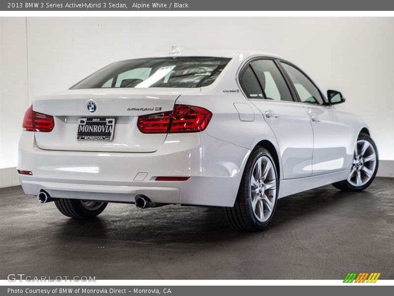 Alpine White / Black 2013 BMW 3 Series ActiveHybrid 3 Sedan