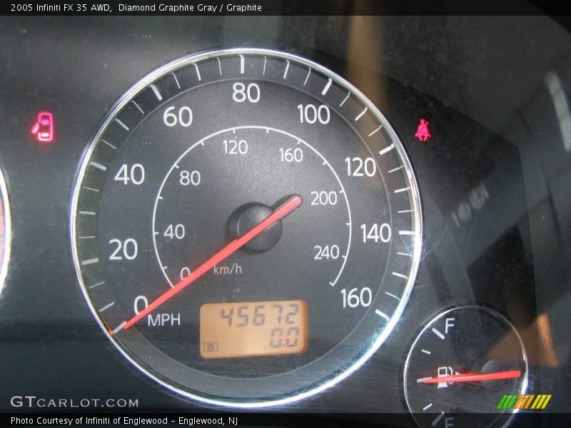 Diamond Graphite Gray / Graphite 2005 Infiniti FX 35 AWD