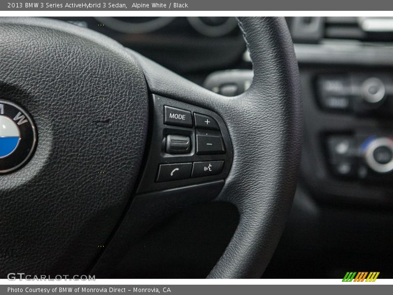 Alpine White / Black 2013 BMW 3 Series ActiveHybrid 3 Sedan