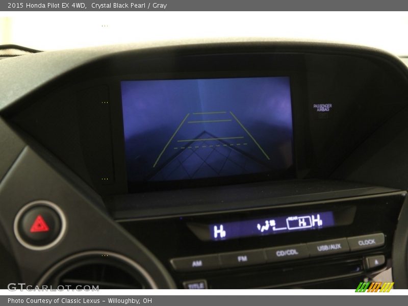 Crystal Black Pearl / Gray 2015 Honda Pilot EX 4WD