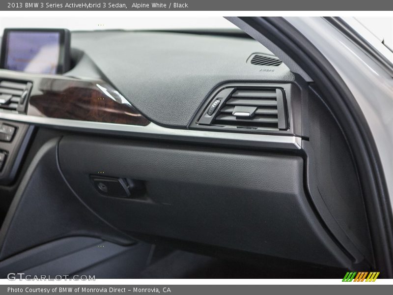 Alpine White / Black 2013 BMW 3 Series ActiveHybrid 3 Sedan