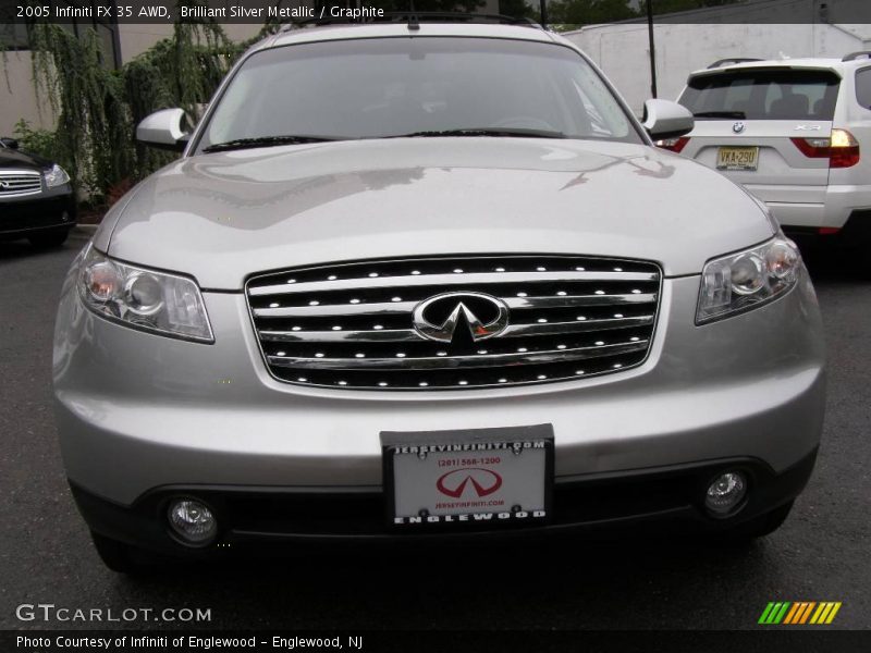 Brilliant Silver Metallic / Graphite 2005 Infiniti FX 35 AWD