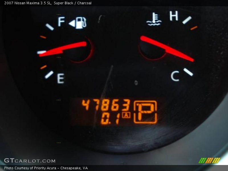 Super Black / Charcoal 2007 Nissan Maxima 3.5 SL