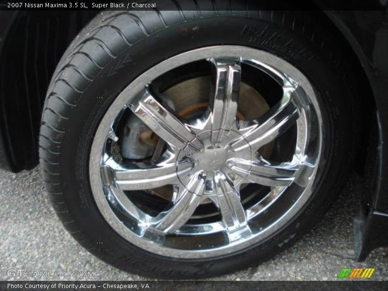 Super Black / Charcoal 2007 Nissan Maxima 3.5 SL