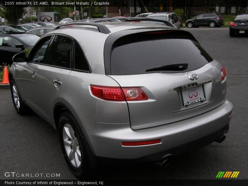 Brilliant Silver Metallic / Graphite 2005 Infiniti FX 35 AWD