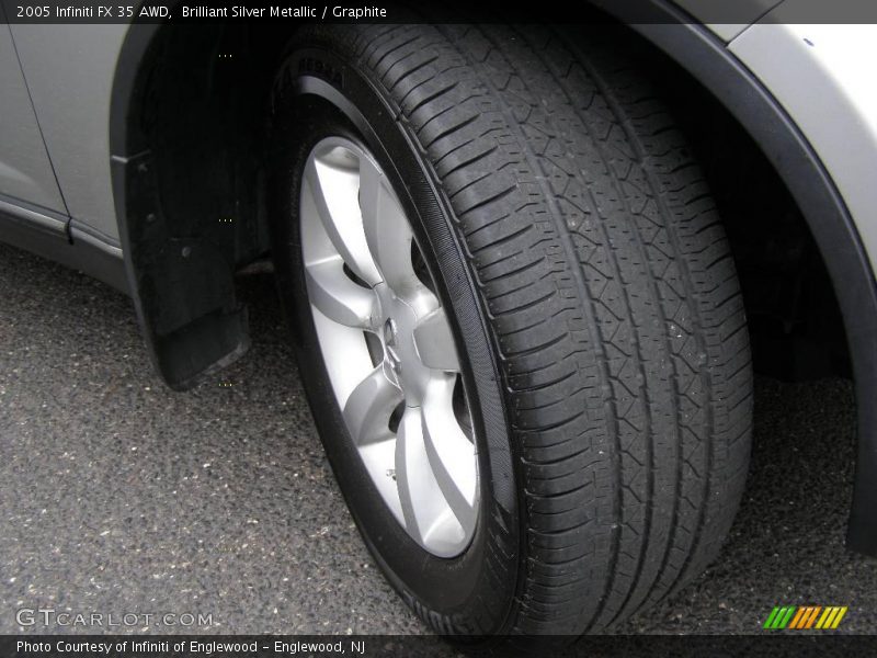 Brilliant Silver Metallic / Graphite 2005 Infiniti FX 35 AWD
