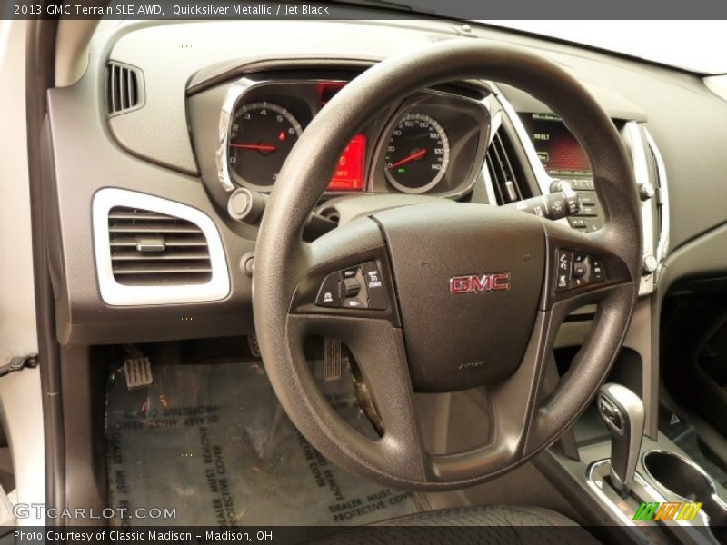 Quicksilver Metallic / Jet Black 2013 GMC Terrain SLE AWD
