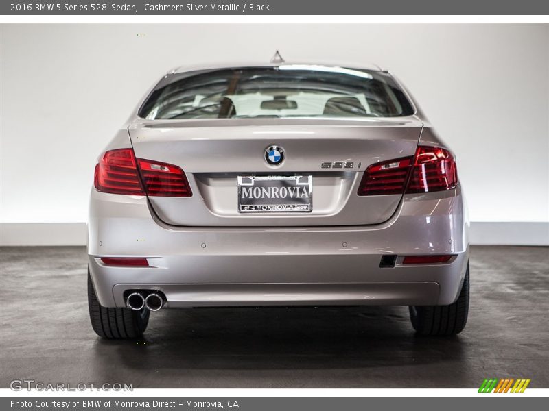 Cashmere Silver Metallic / Black 2016 BMW 5 Series 528i Sedan