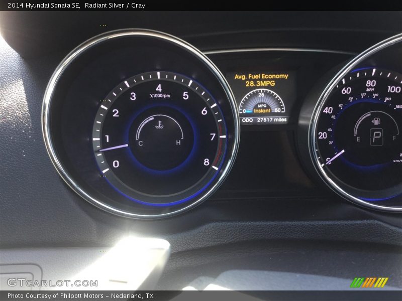 Radiant Silver / Gray 2014 Hyundai Sonata SE