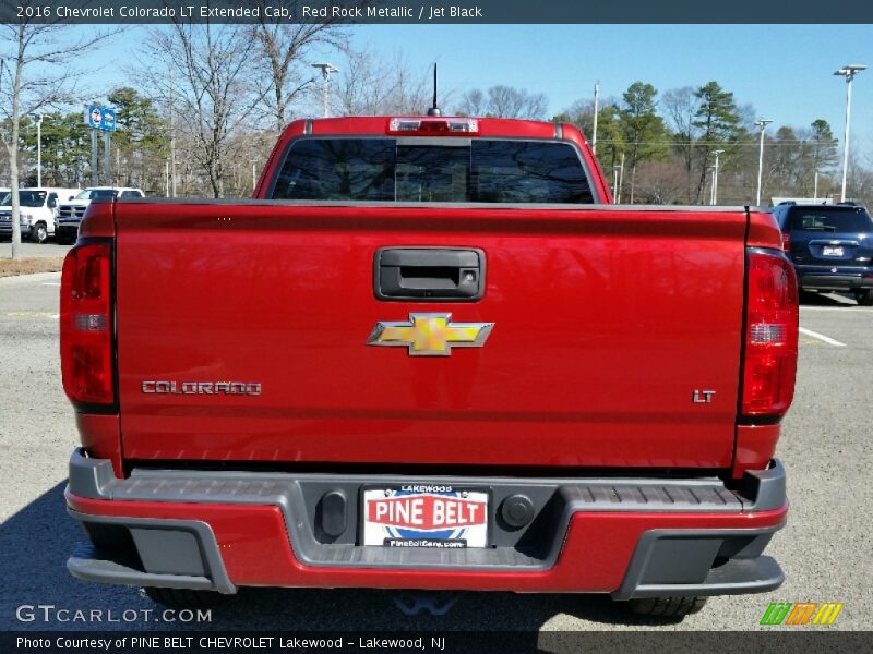 Red Rock Metallic / Jet Black 2016 Chevrolet Colorado LT Extended Cab