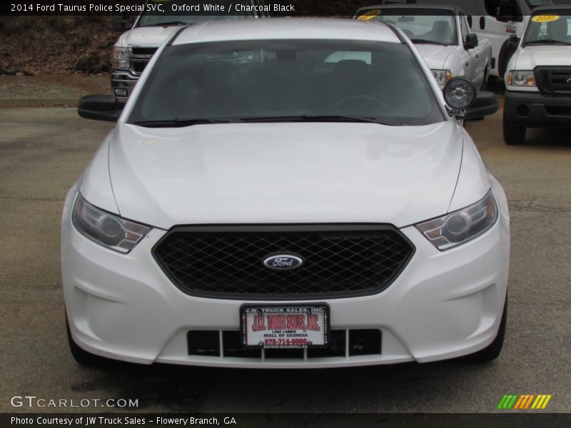 Oxford White / Charcoal Black 2014 Ford Taurus Police Special SVC