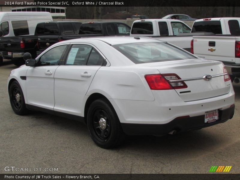 Oxford White / Charcoal Black 2014 Ford Taurus Police Special SVC