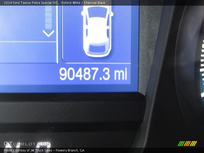 Oxford White / Charcoal Black 2014 Ford Taurus Police Special SVC