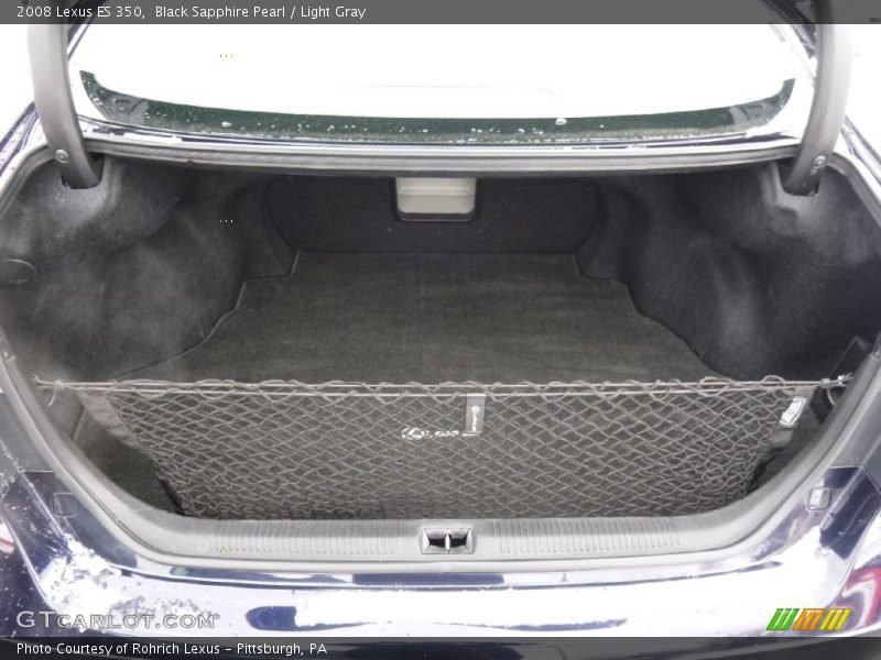 Black Sapphire Pearl / Light Gray 2008 Lexus ES 350