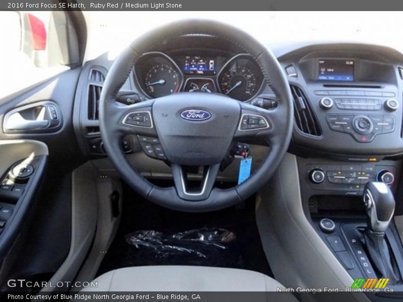 Ruby Red / Medium Light Stone 2016 Ford Focus SE Hatch