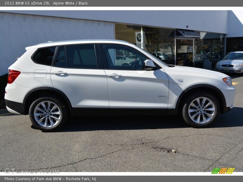 Alpine White / Black 2013 BMW X3 xDrive 28i