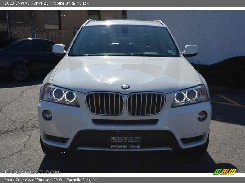 Alpine White / Black 2013 BMW X3 xDrive 28i