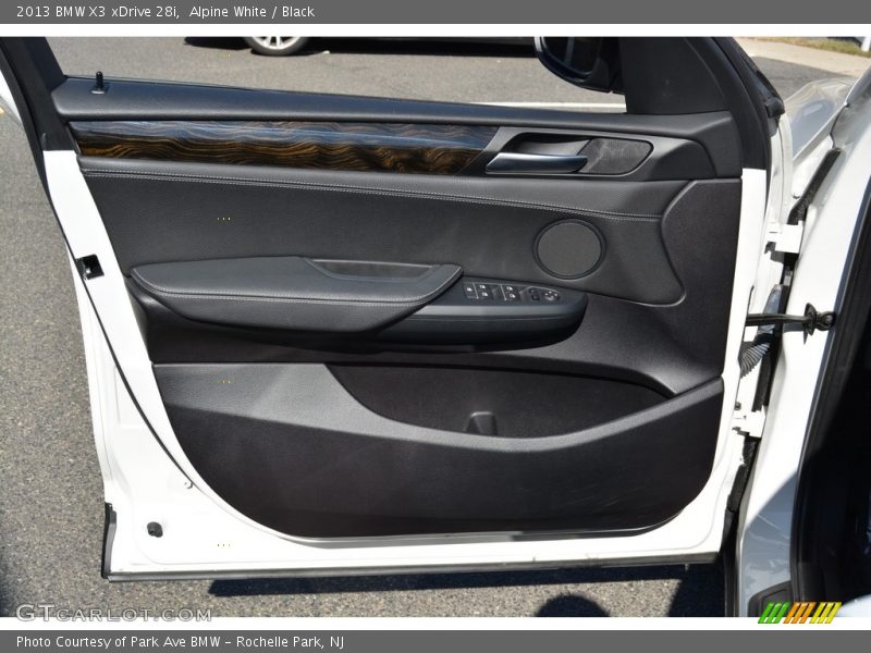 Alpine White / Black 2013 BMW X3 xDrive 28i
