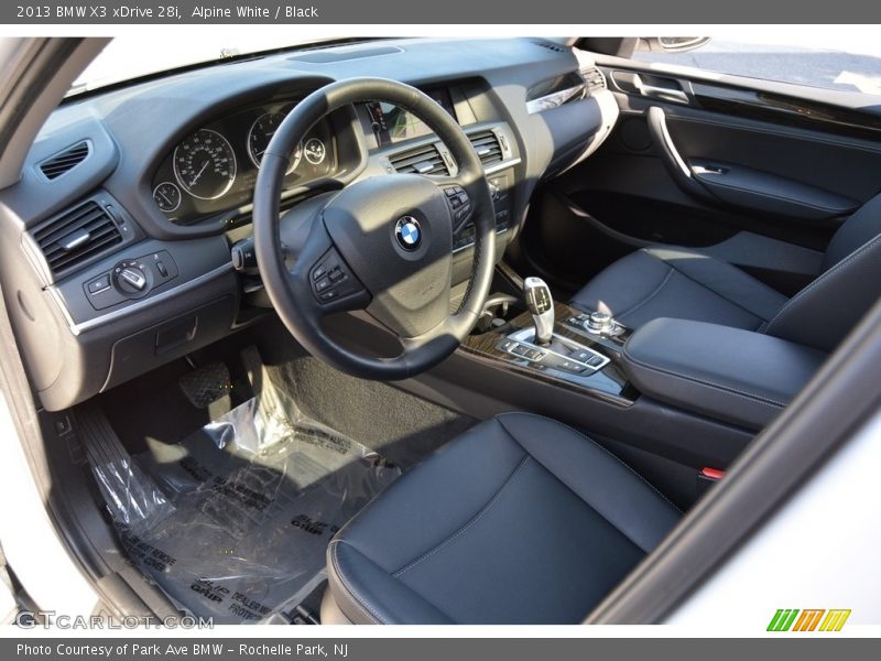 Alpine White / Black 2013 BMW X3 xDrive 28i