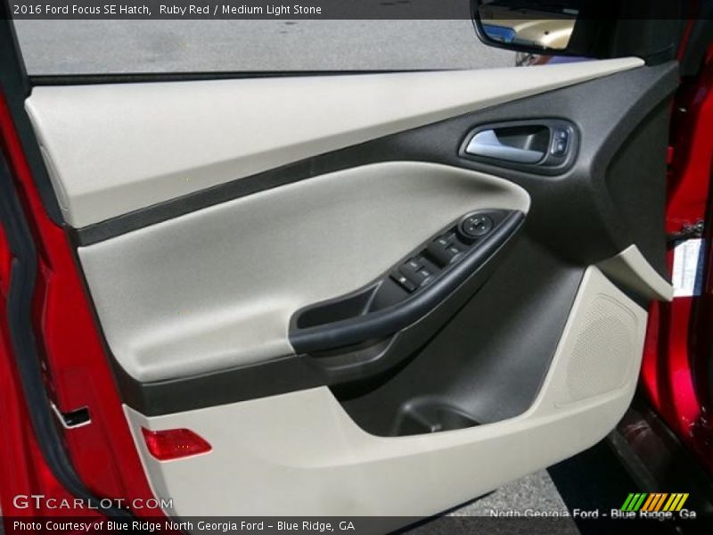 Ruby Red / Medium Light Stone 2016 Ford Focus SE Hatch