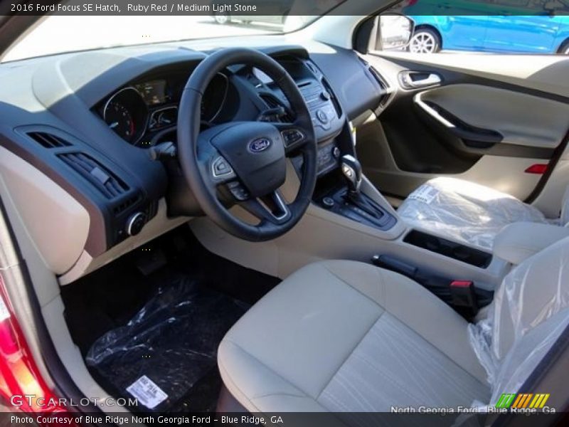 Ruby Red / Medium Light Stone 2016 Ford Focus SE Hatch