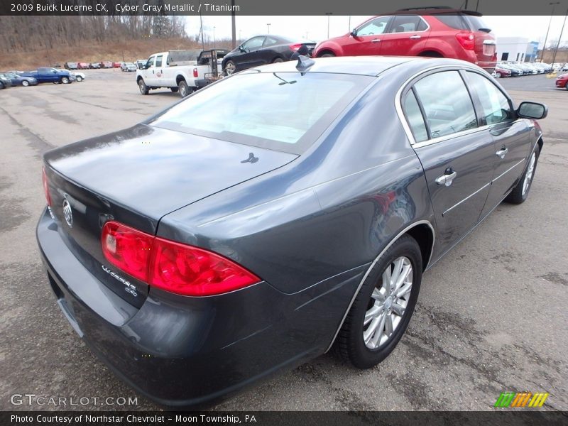 Cyber Gray Metallic / Titanium 2009 Buick Lucerne CX