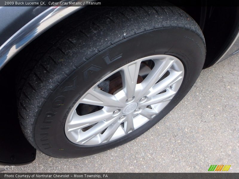 Cyber Gray Metallic / Titanium 2009 Buick Lucerne CX