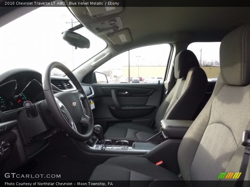 Blue Velvet Metallic / Ebony 2016 Chevrolet Traverse LT AWD
