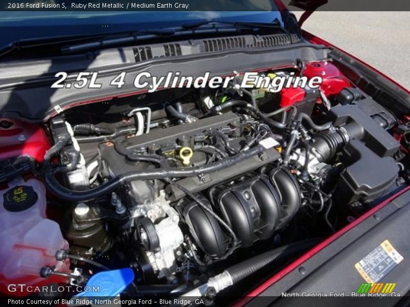 Ruby Red Metallic / Medium Earth Gray 2016 Ford Fusion S