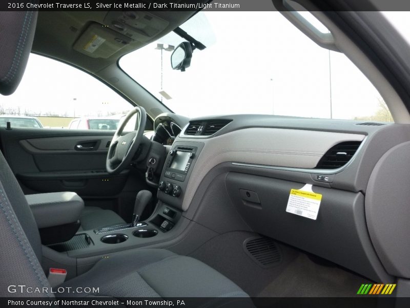 Silver Ice Metallic / Dark Titanium/Light Titanium 2016 Chevrolet Traverse LS