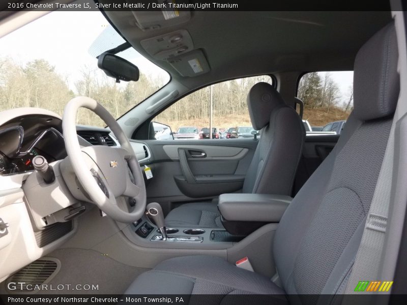Silver Ice Metallic / Dark Titanium/Light Titanium 2016 Chevrolet Traverse LS