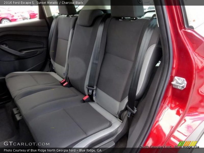 Sunset Metallic / Charcoal Black 2016 Ford Escape S
