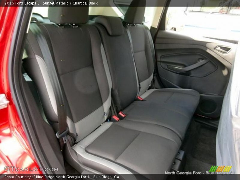 Sunset Metallic / Charcoal Black 2016 Ford Escape S