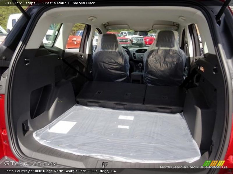Sunset Metallic / Charcoal Black 2016 Ford Escape S