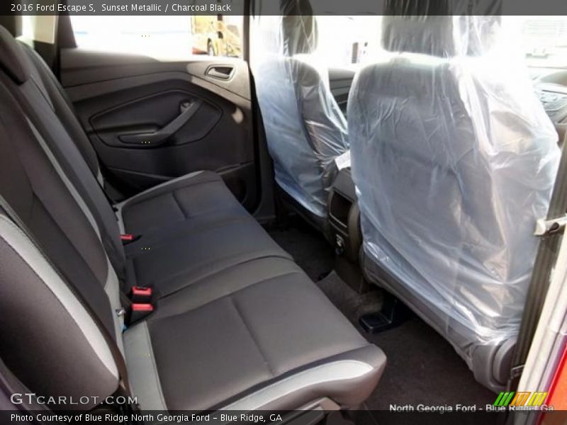 Sunset Metallic / Charcoal Black 2016 Ford Escape S