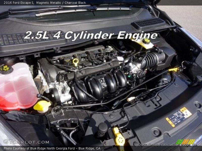 Magnetic Metallic / Charcoal Black 2016 Ford Escape S