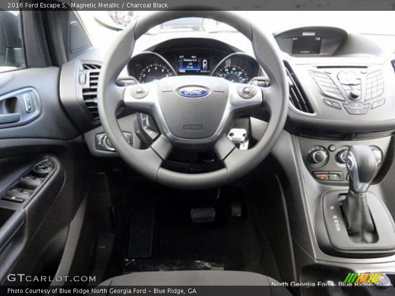 Magnetic Metallic / Charcoal Black 2016 Ford Escape S