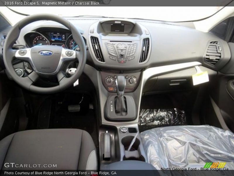 Magnetic Metallic / Charcoal Black 2016 Ford Escape S