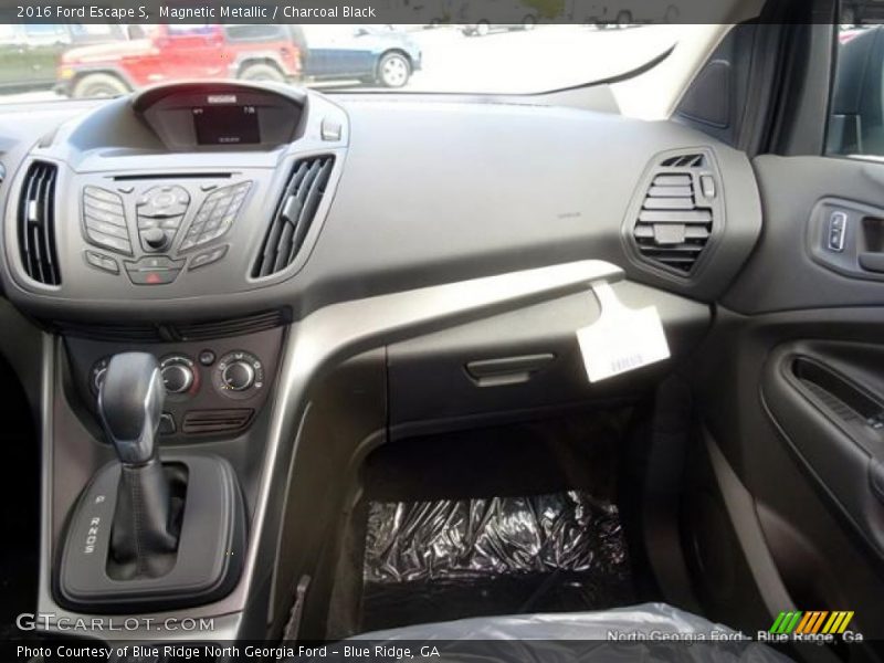 Magnetic Metallic / Charcoal Black 2016 Ford Escape S