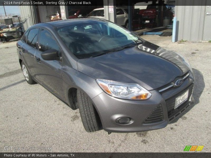 Sterling Gray / Charcoal Black 2014 Ford Focus S Sedan
