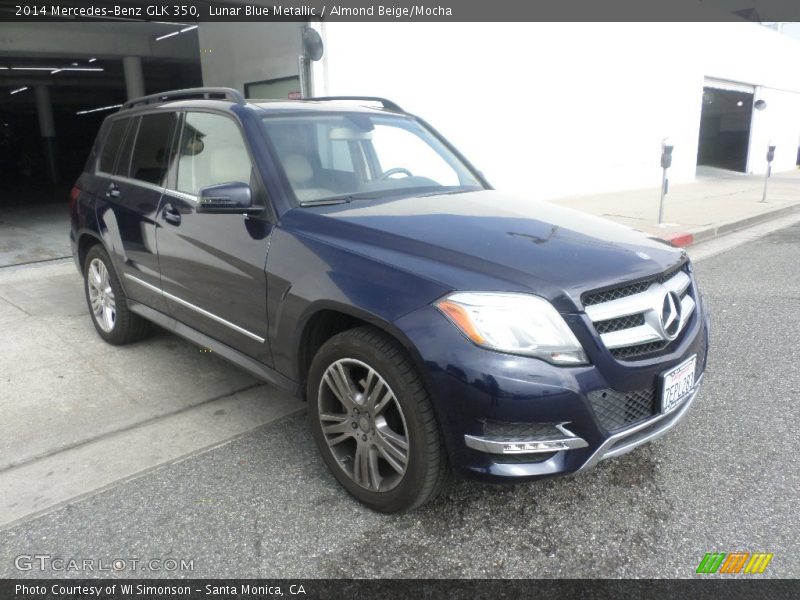 Lunar Blue Metallic / Almond Beige/Mocha 2014 Mercedes-Benz GLK 350