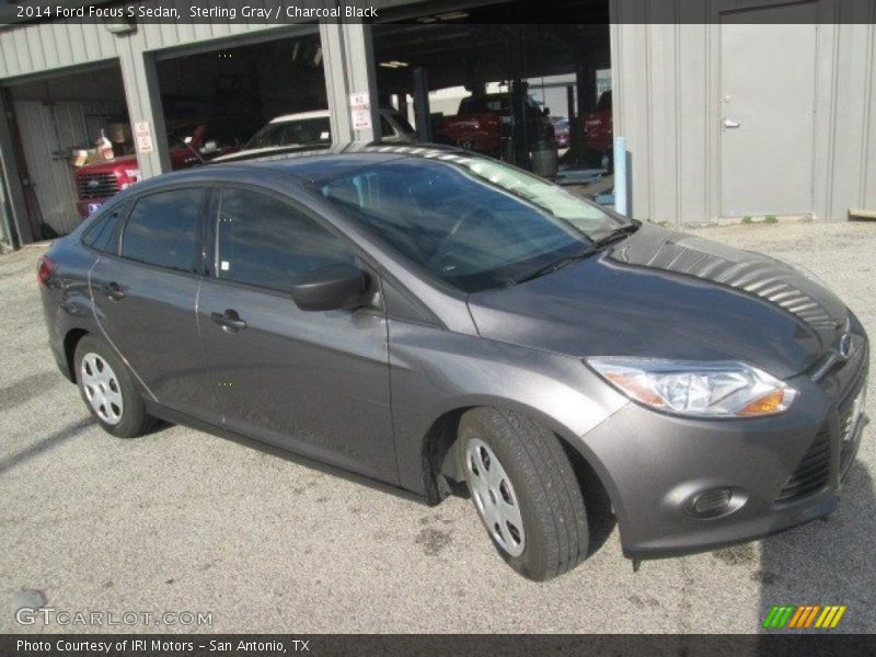 Sterling Gray / Charcoal Black 2014 Ford Focus S Sedan