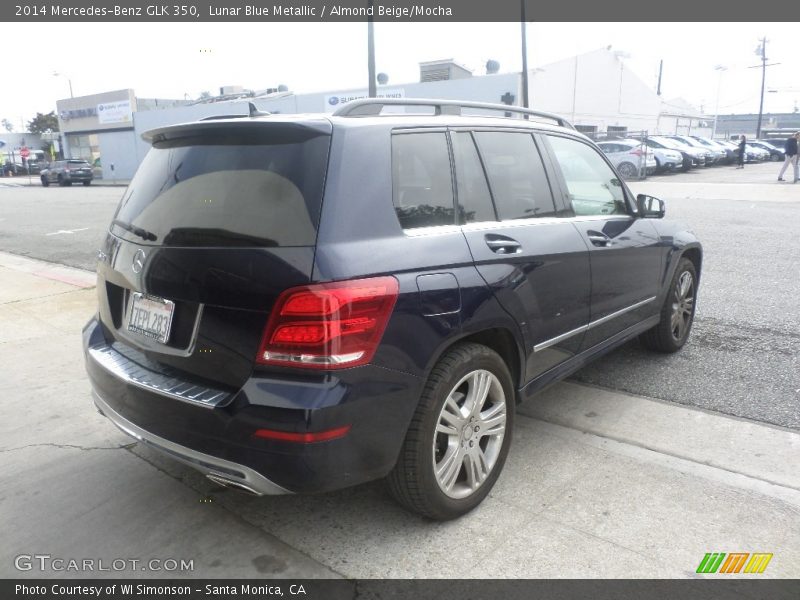 Lunar Blue Metallic / Almond Beige/Mocha 2014 Mercedes-Benz GLK 350