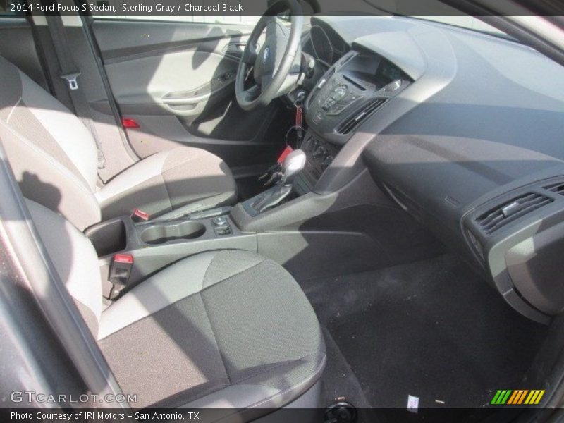 Sterling Gray / Charcoal Black 2014 Ford Focus S Sedan