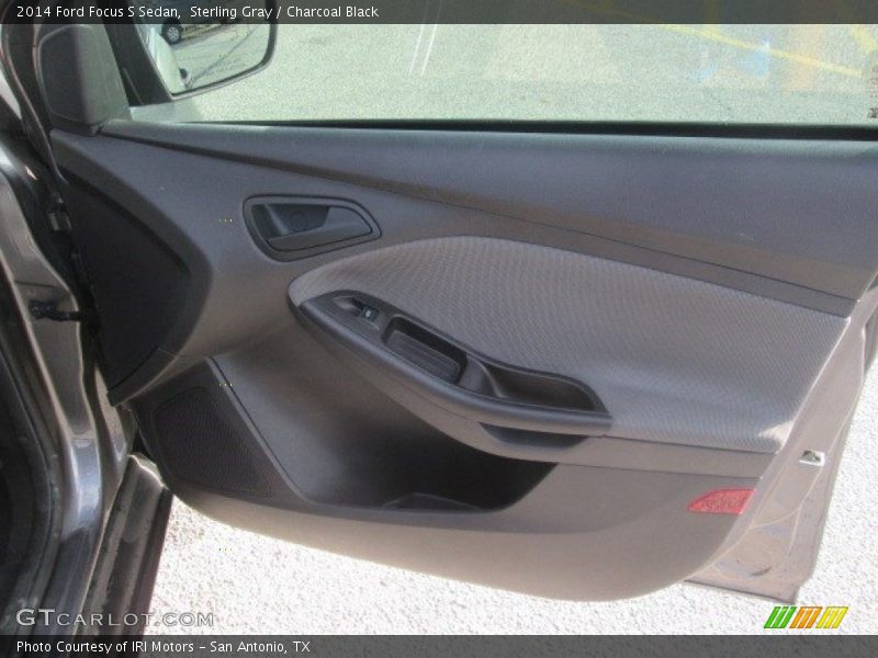 Sterling Gray / Charcoal Black 2014 Ford Focus S Sedan